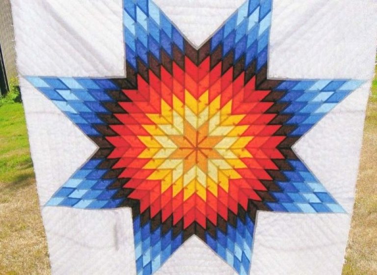 Owinja – Courtepointe en forme d’étoile